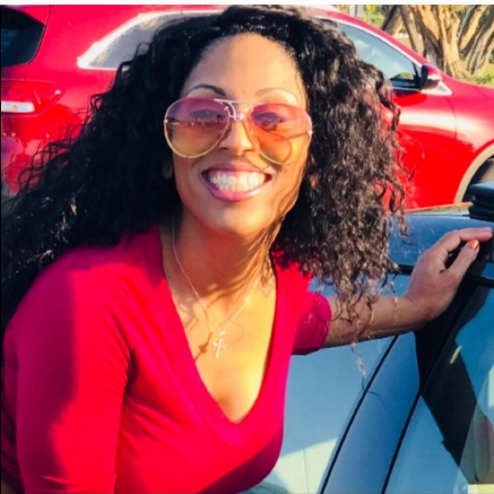 Miz Le Porsche Oversized Aviator Sunnies Clear Peach or Blue Tinted Sunglasses - Picture 11 of 16